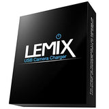 Lemix (DLi90) Ultra Slim USB Charger for Pentax D-Li90 Battery and for Listed Pentax Models - Lemix