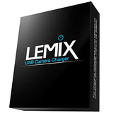 Lemix (BLE9) Ultra Slim USB Charger for Panasonic DMW-BLE9, DMW-BLG10 & DMW-BLH7E Batteries and for Listed Cameras inc PANASONIC LUMIX DMC Series Models - Lemix