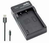 Lemix (BLS1/BLS5) Ultra Slim USB Charger for Olympus BLS-1 / BLS-5 / BLS-50 & FUJIFILM NP-140 (FNP-140) Batteries for Listed OLYMPUS PEN Digital, Stylus, OM-D & Evolt Series Models and FUJI cameras - Lemix