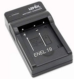 Lemix (ENEL19 Camera Charger for Listed Nikon and Casio Models - Lemix